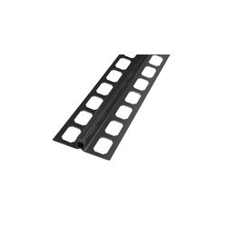 Techniprofile Dehnungsfugenprofil PVC schwarz H=15mm Sichtbreite=8mm L=2,5m