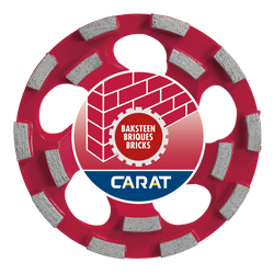 Carat Schleifkopf Ziegelstein premium 125x22,2mm