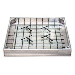 Technicel® Schachtabdeckung befliesbar Aluminium 700x700x60mm HEAVY