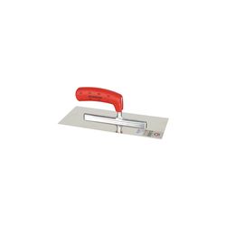 Glättkelle Edelstahl mit soft grip pro 280x130x0,7mm