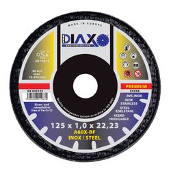 Diaxo Schleifscheibe Premium construction A60x-BF Edelstahl Ø125x1,0mm