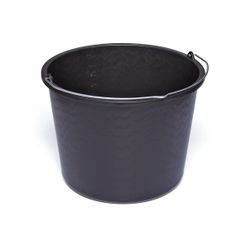 Baueimer PE schwarz 20l