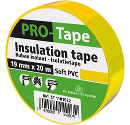 Isolierband gelb - 19mmx20mx0,15mm pro 5 Stück
