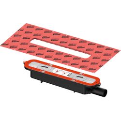 TECEdrainprofile horizontaler Ablauf `flach` 0,53 l/s DN40