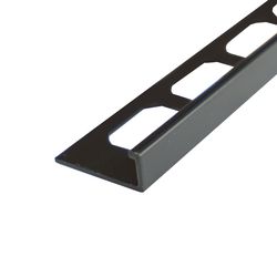 Techniprofile Aluminium schwarz lackiert H=8mm L=2,5m