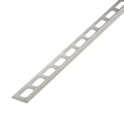 Technicel® Duschprofil Edelstahl für Boden links 2% h1=11mm h2=24mm L=0,98m