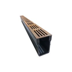 Technicel® Outdoor-Drain 65x100 Cortenstahl Designgitter 1000mm