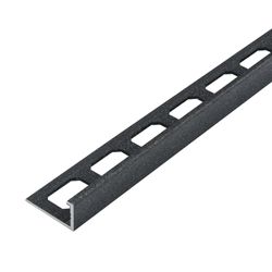 Techniprofile Aluminium Strukturlackierung anthrazit H=10mm L=2,50m