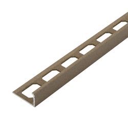 Techniprofile Aluminium Strukturlackierung Quarz H=10mm L=2,50m