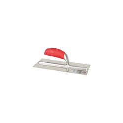 Taloche en acier inoxydable avec poignée soft grip 270x115x0,7 mm