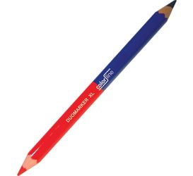 Crayon Duomarker Pro 400 XL rouge / bleu - Ø 12 mmx17,5 cm