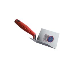 Truelle d'angle en acier inoxydable angle intérieur soft grip 110x75x75 mm