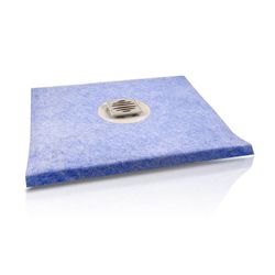 Technicel® Maxiboard 1000x1000x45mm met centrale afvoer Sanit